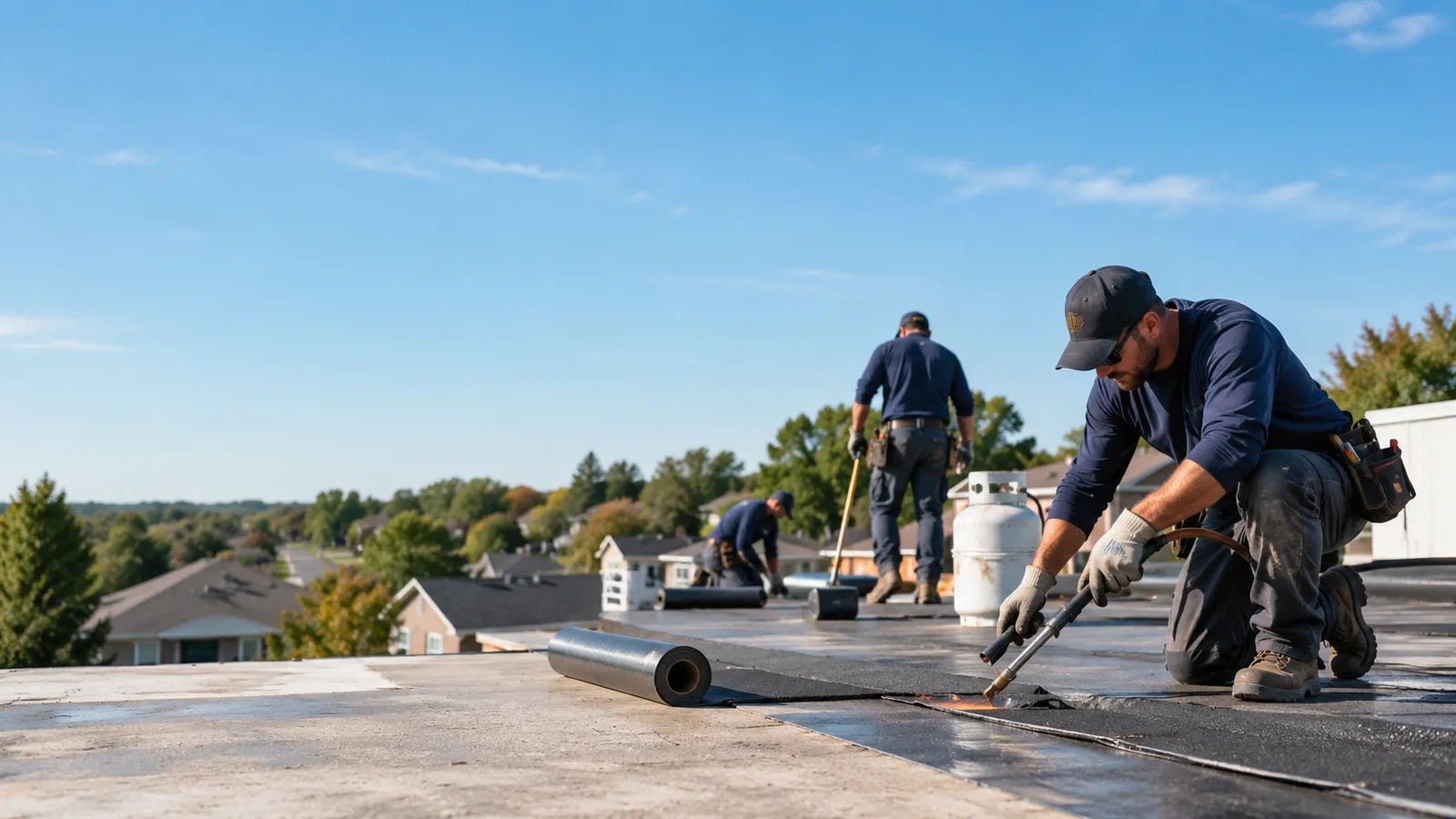 Flat Roof Leak Repair providers in State Line, MS